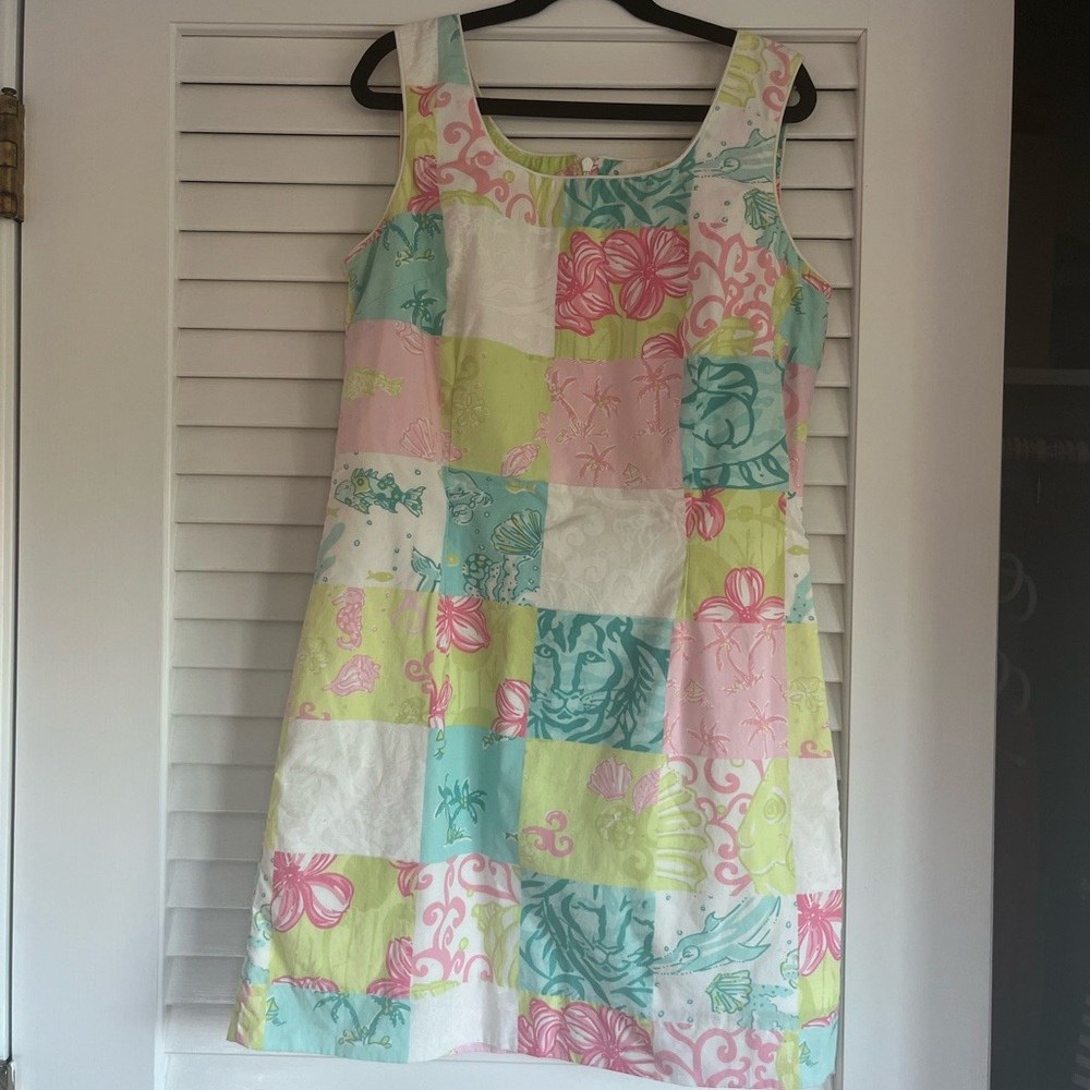 Classic Lilly Pulitzer Shift Dress Size 4
